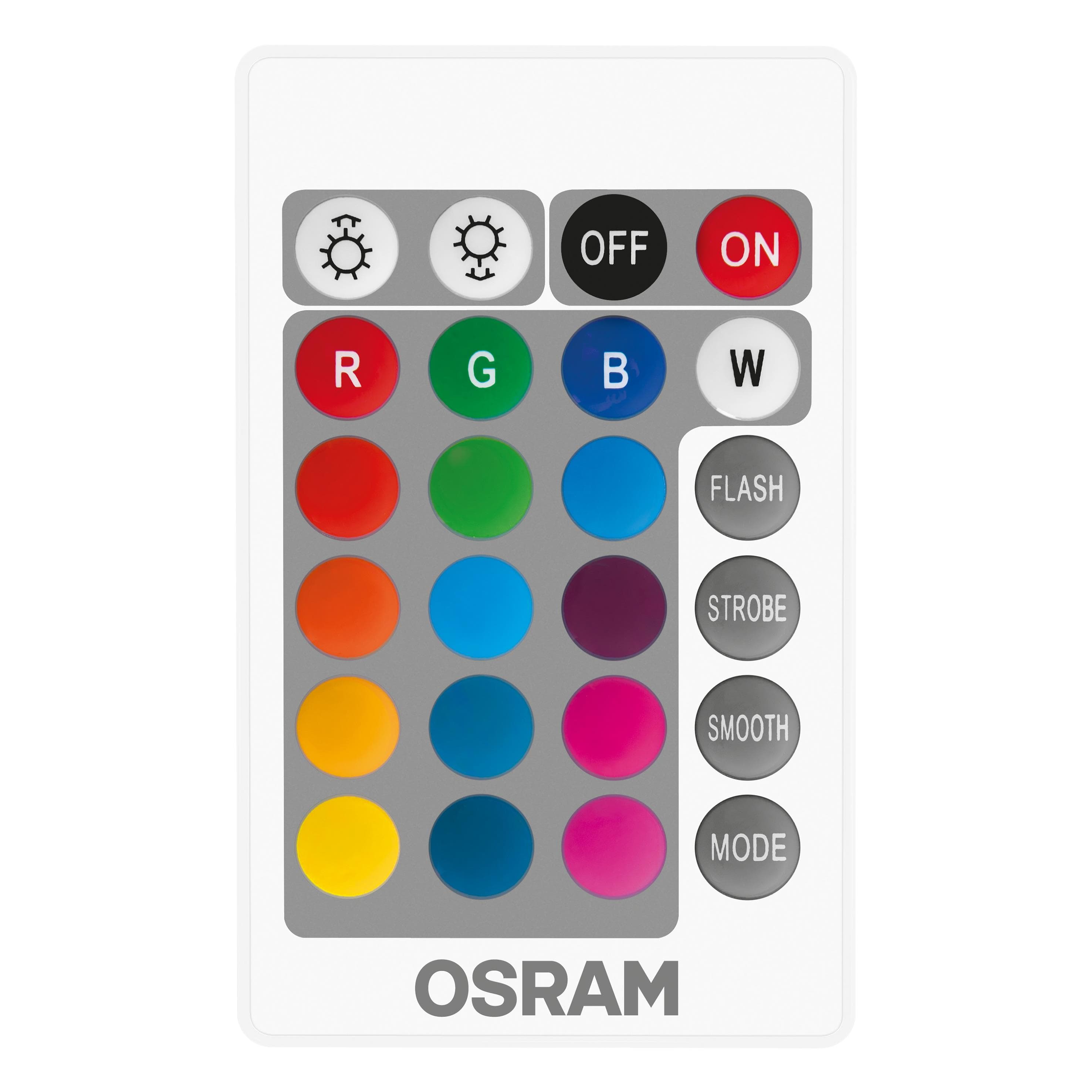 Osram Led 4.9W RGBW 470lm E14 Duy 15 Farklı Renk ve Sarı Işık Kumandalı Ampul