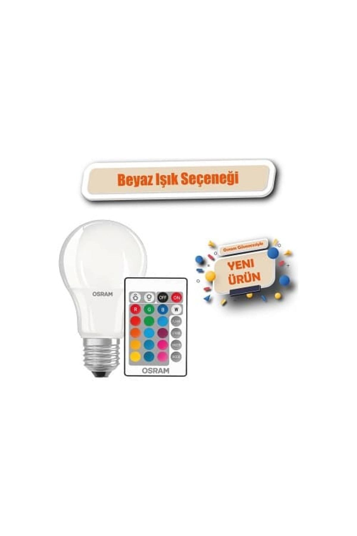 OSRAM KUMANDALI LAMBA E27