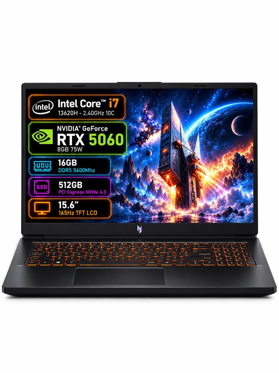Acer ANV15-52 i7-13620H 16GB 512GB SSD RTX5060 15.6" Freedos NH.QZ8EY.003
