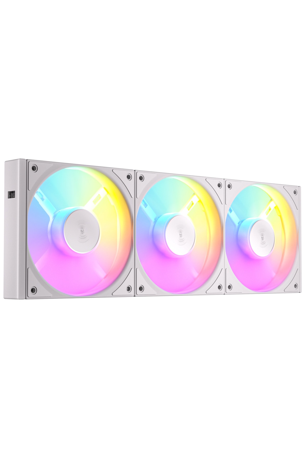 Antec C120 ARGB 3’lü 120mm PWM Fan Seti Daisy-Chain ASUS Aura Sync Uyumlu Beyaz