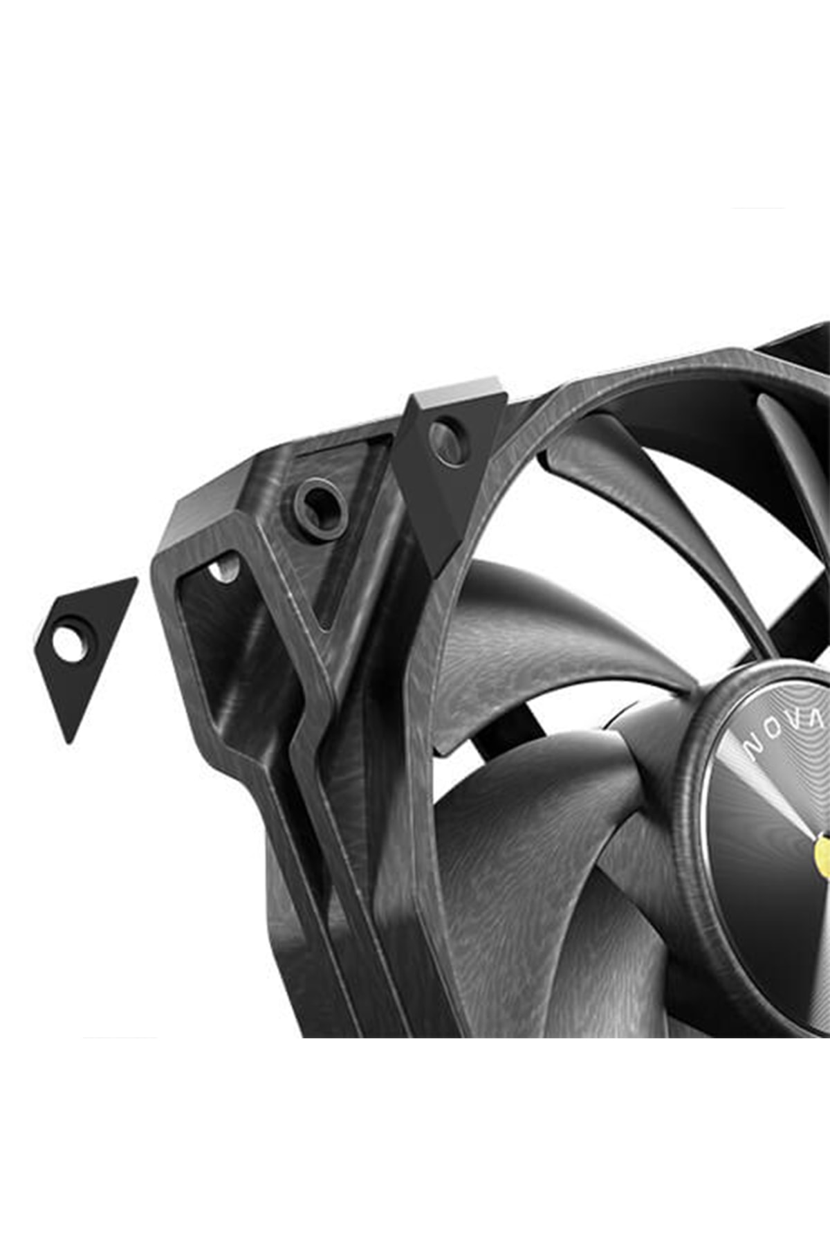 Antec Nova 120 120mm PWM Yüksek Devirli PC Fan 3200 RPM Endüstriyel Sınıf Siyah