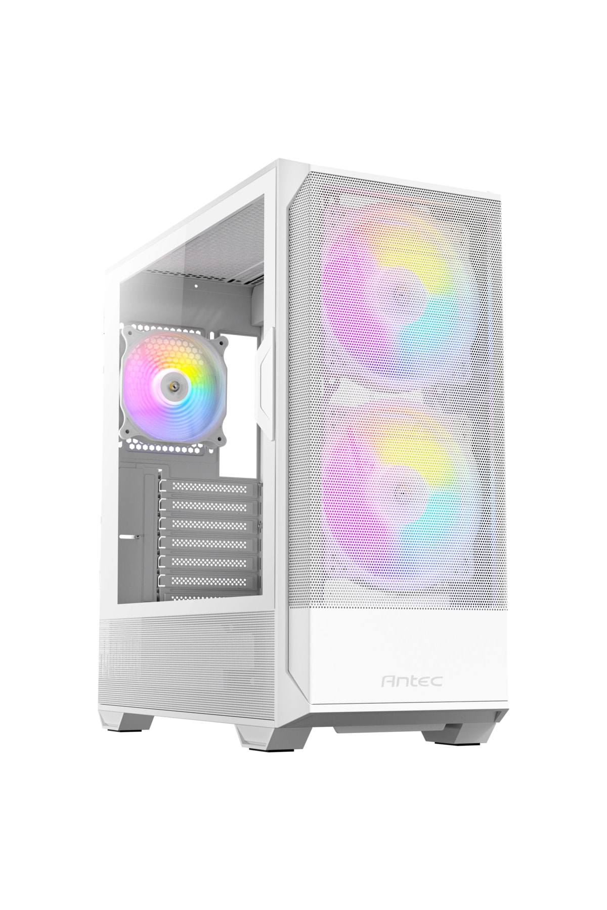 Antec NX416L ARGB 2x160mm + 1x120mm Fanlı Mesh ATX Oyuncu Kasası Type-C Beyaz