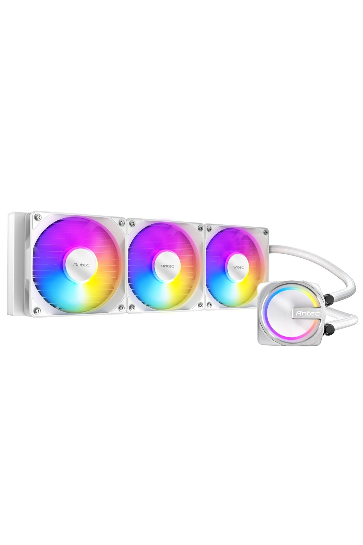 Antec Skeleton 360 ARGB 360mm AIO Sıvı İşlemci Soğutucu 3x120mm PWM ARGB Fan Intel AMD Uyumlu Beyaz