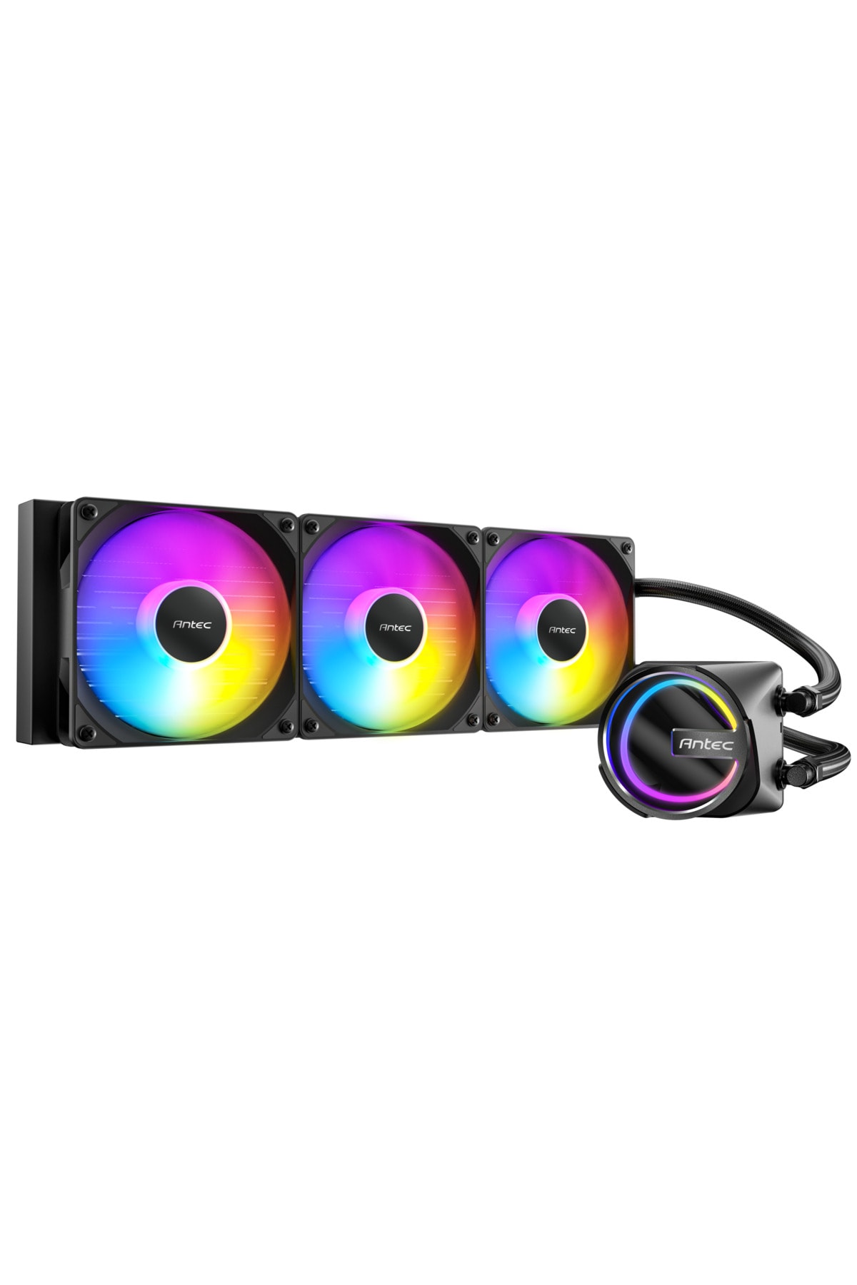 Antec Skeleton 360 ARGB 360mm AIO Sıvı Soğutucu 3x120mm PWM ARGB Fan Intel AMD Uyumlu Siyah
