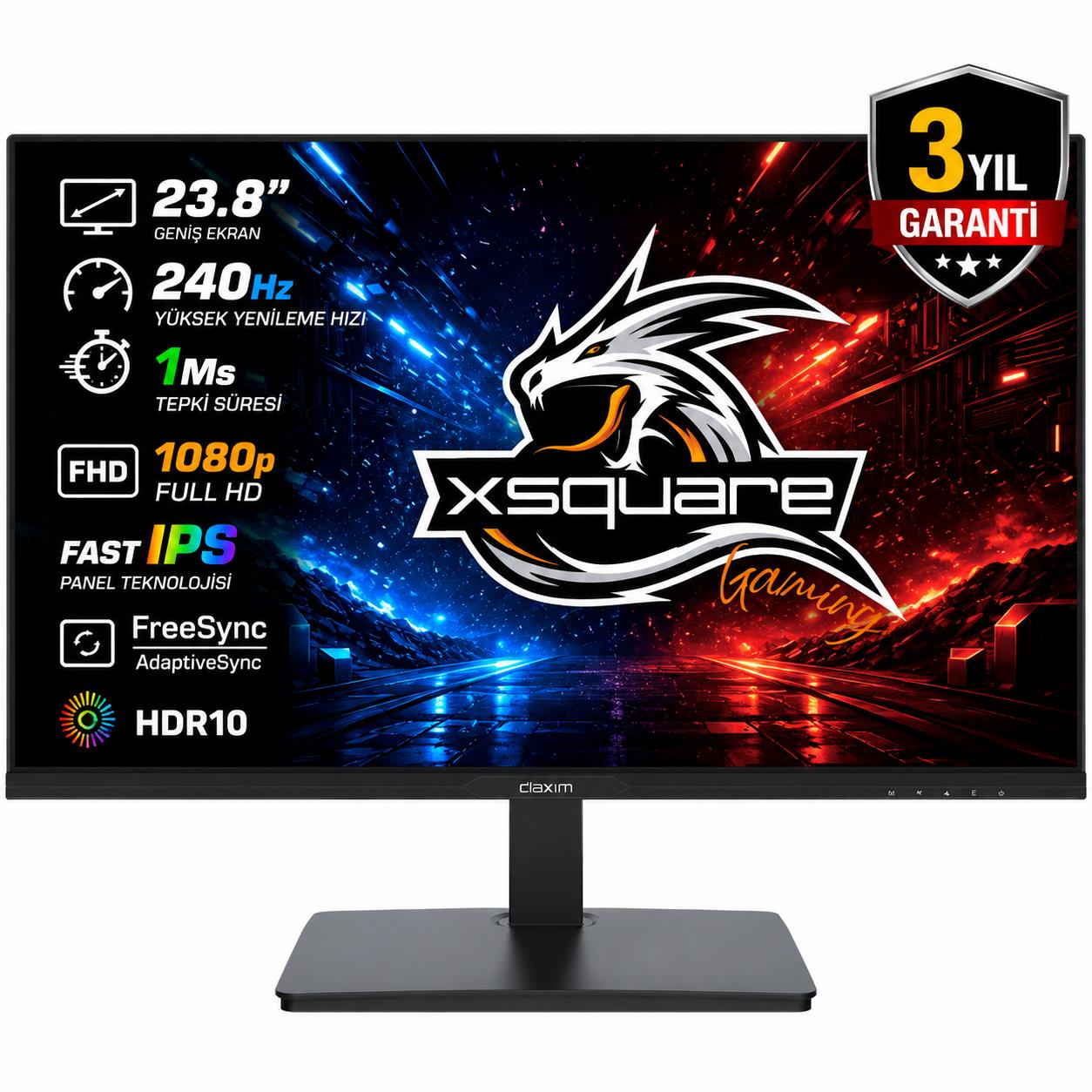 Dexim 23.8'' 240Hz 1ms FHD IPS Oyuncu Monitörü DMT016
