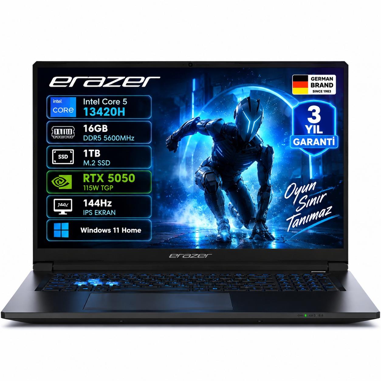 ERAZER Scout 15 E1 MD62765 i5-13420H 16GB 1TB RTX5050 15.6" W11H