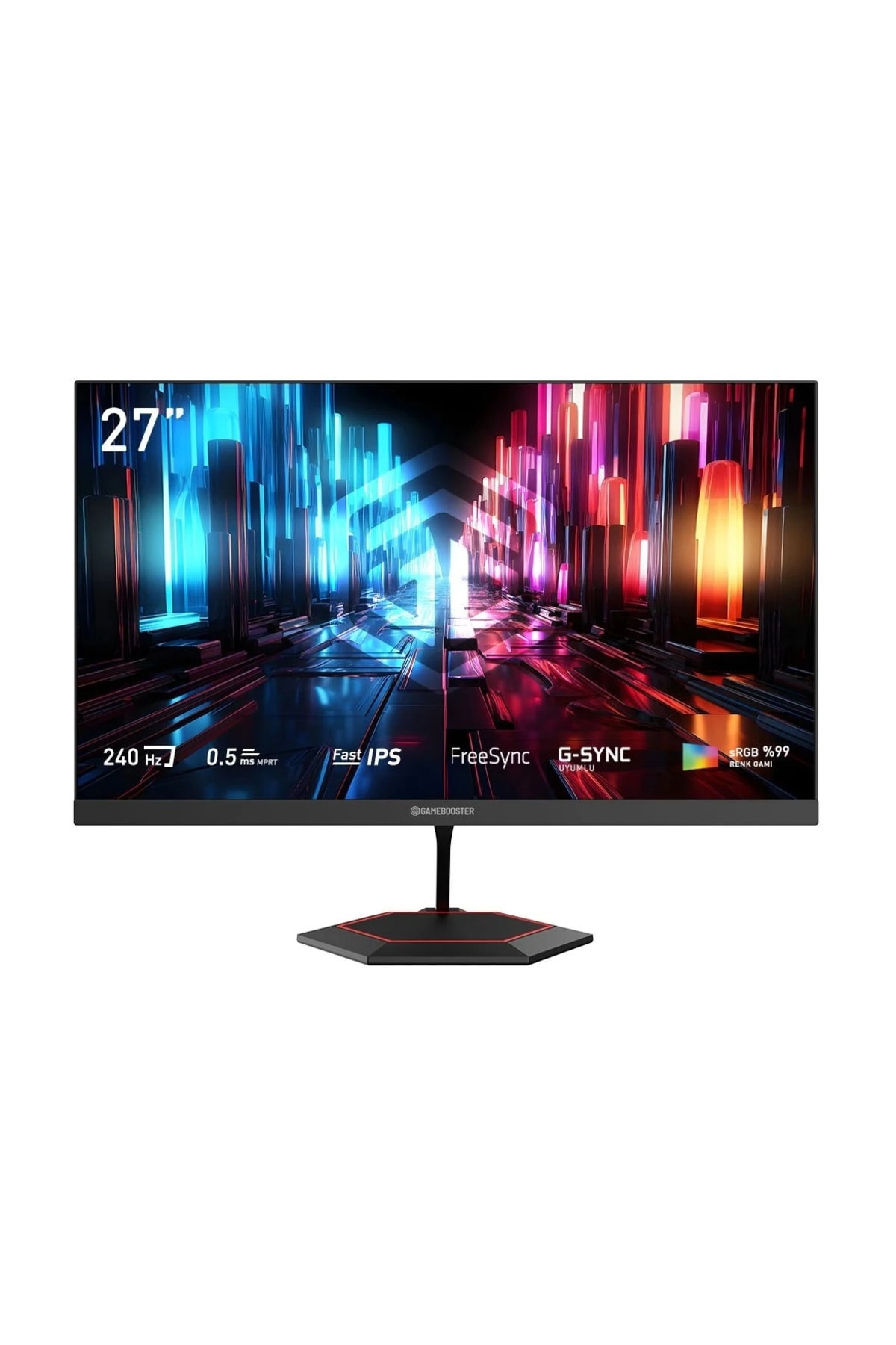 GameBooster 27" GB-27F240FF Monitör + H02B Kulaklık