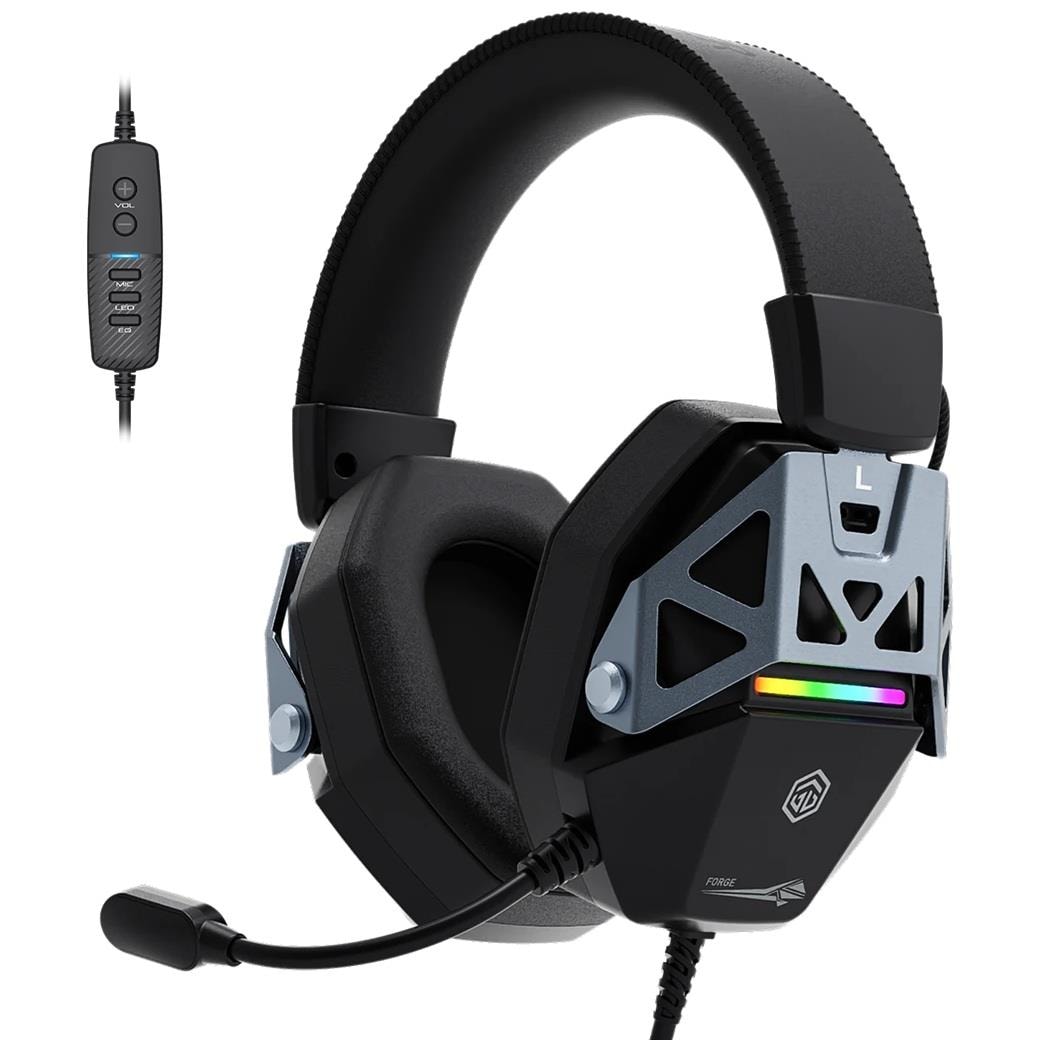 GameBooster GB-H15B Forge RGB 7.1 Virtual Surround ENC Siyah Gaming Kulaklık