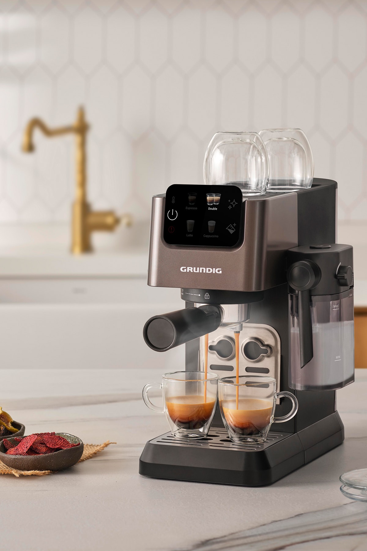 Grundig KSM 5330 Yarı Otomatik Espresso Kapsüllü Kahve Makinesi