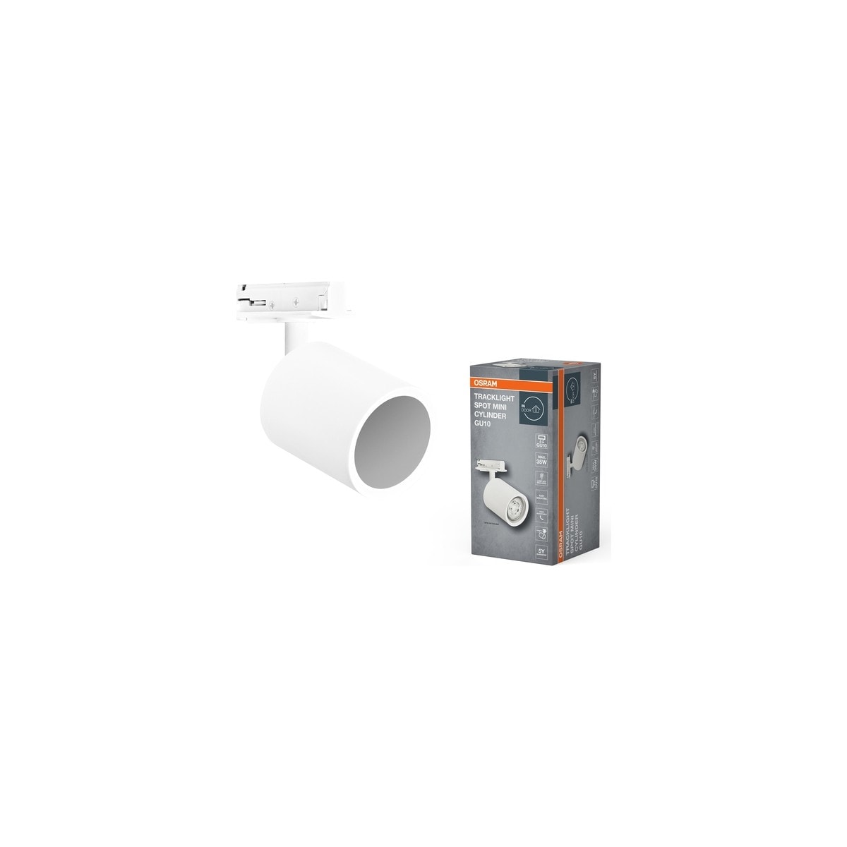 Ledvance Led 2700K IP20 GU10 Duy Sarı Işık Alüminyum Beyaz Kasa İç Mekan Raylı Spot / 4099854455445