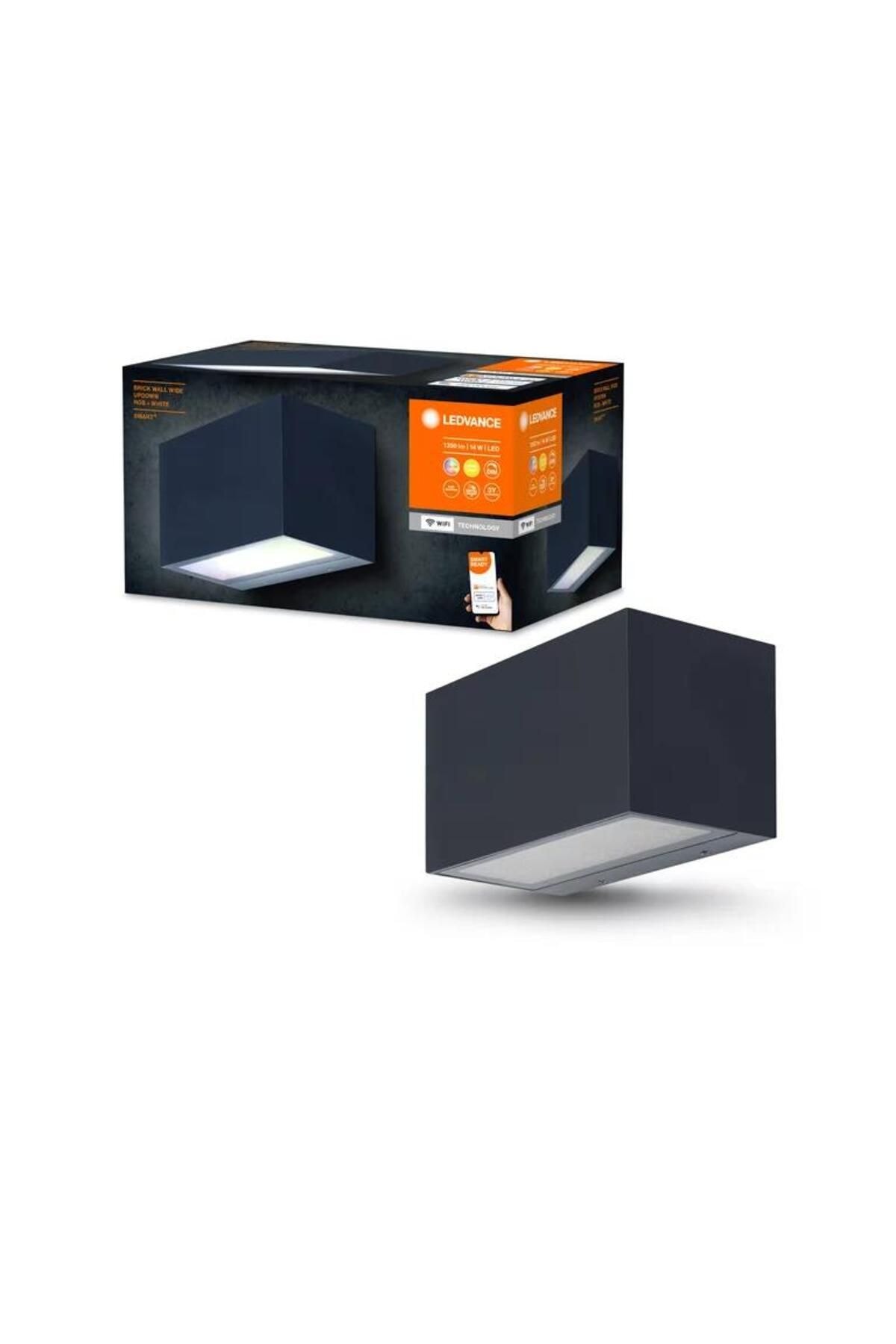 Ledvance Smart Wifi Brick Wall Wide 14W 3000-6500K 600lm IP44 8.5cm Rgbw Armatür