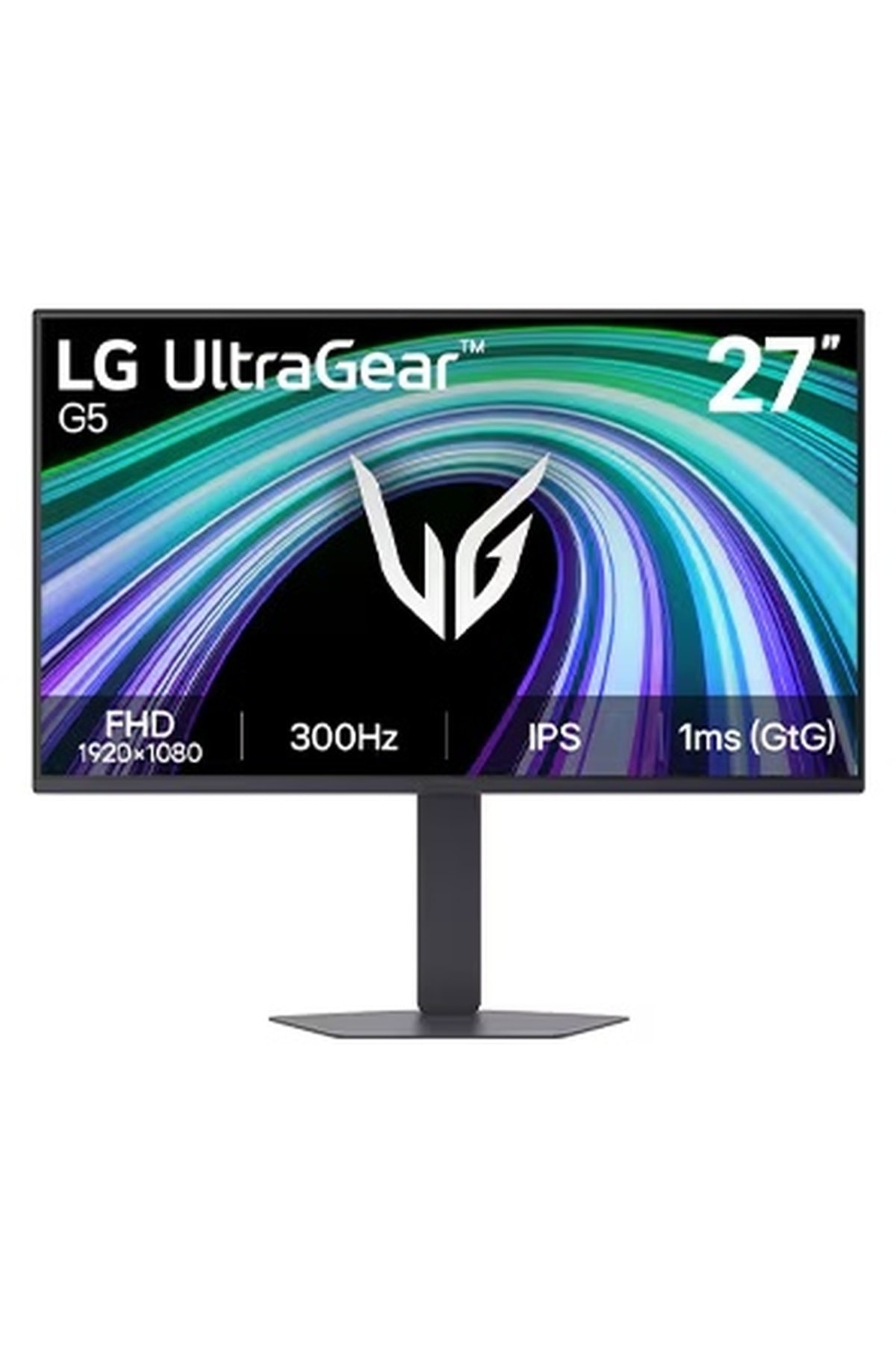 LG 27G550B-B 27" UltraGear G5 1ms (GtG) 300Hz (2xHDMI+DP) G-SYNC FreeSync IPS FHD Pivot Oyun Monitörü
