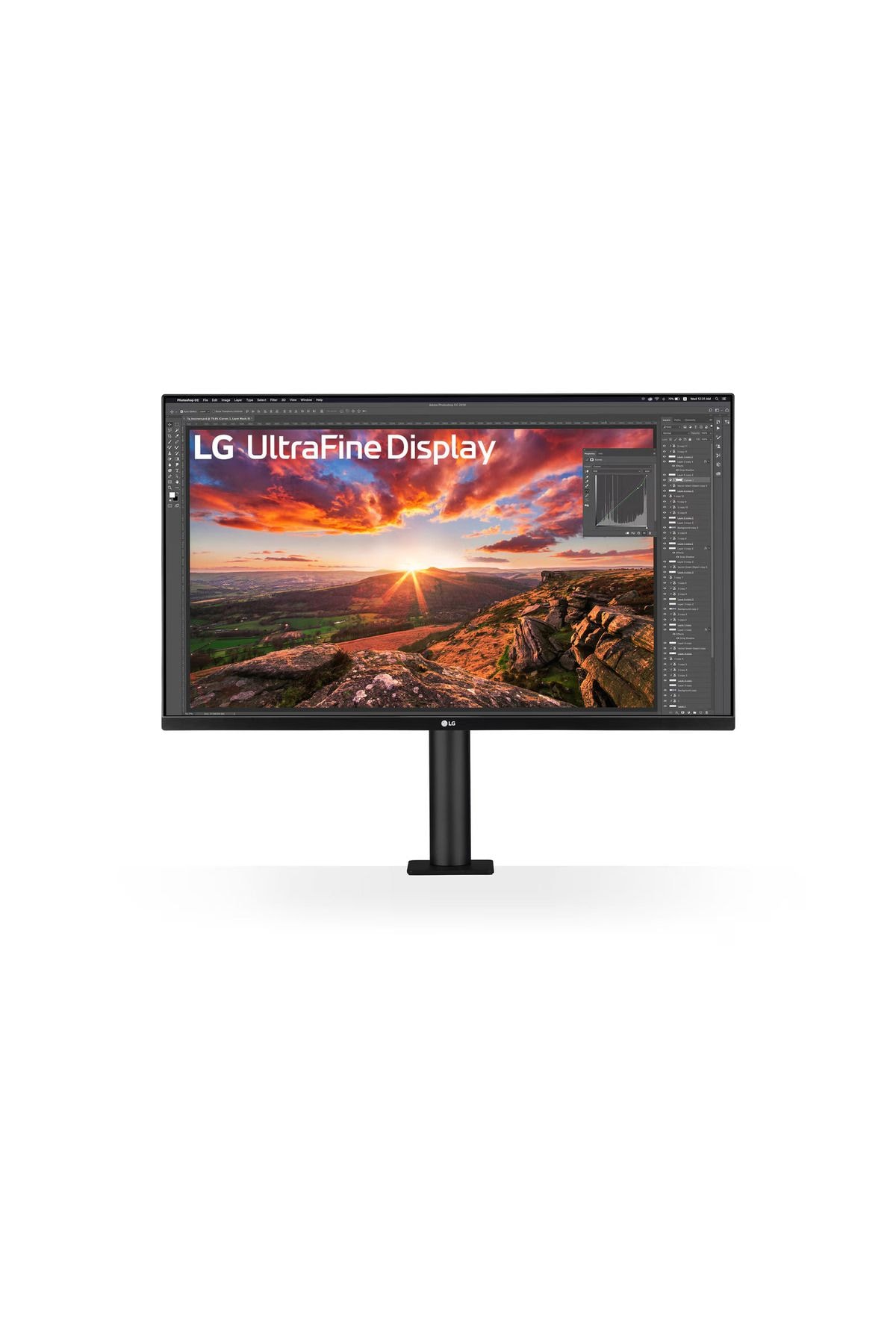 LG 31.5'' 32UN880K-B 60Hz 5ms IPS UHD Pivot FreeSync Monitör