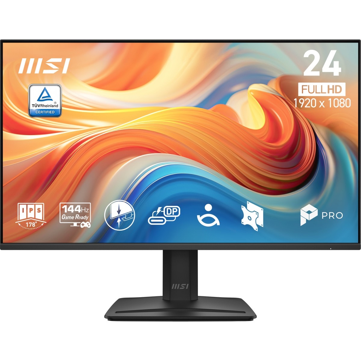 MSI 23.8 PRO MP242 E14C 1920x1080 (FHD) 16:9 FLAT IPS 144HZ 1MS FREESYNC MONITOR