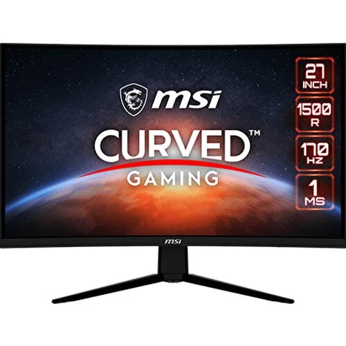 Msi 27" G273CQ 170Hz 1Ms VA WQHD Curved FreeSync Premium Gaming Monitör