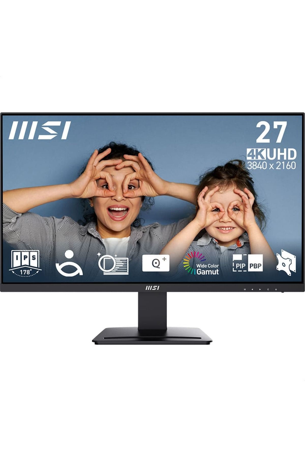 MSI 27" PRO MP273U Uhd Flat Ips 60Hz 4Ms Adaptive-Sync Monitör