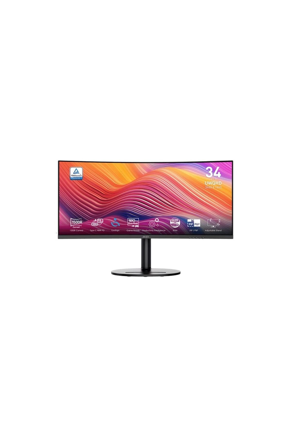 MSI 34" MODERN MD342CQP 3440x1440 (UWQHD) CURVE 1500R VA 120HZ 1MS ADAPTIVE-SYNC TYPE-C MONITOR