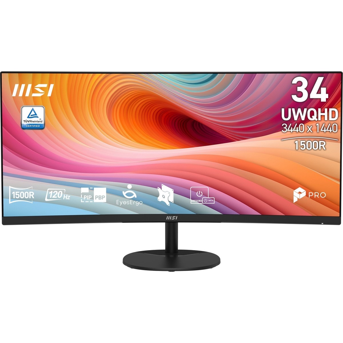 MSI 34" PRO MP341CQ E12 3440x1440 (UWQHD) 21:9 CURVE 1500R VA 120HZ 1MS (MPRT) ADAPTIVE-SYNC MONITOR