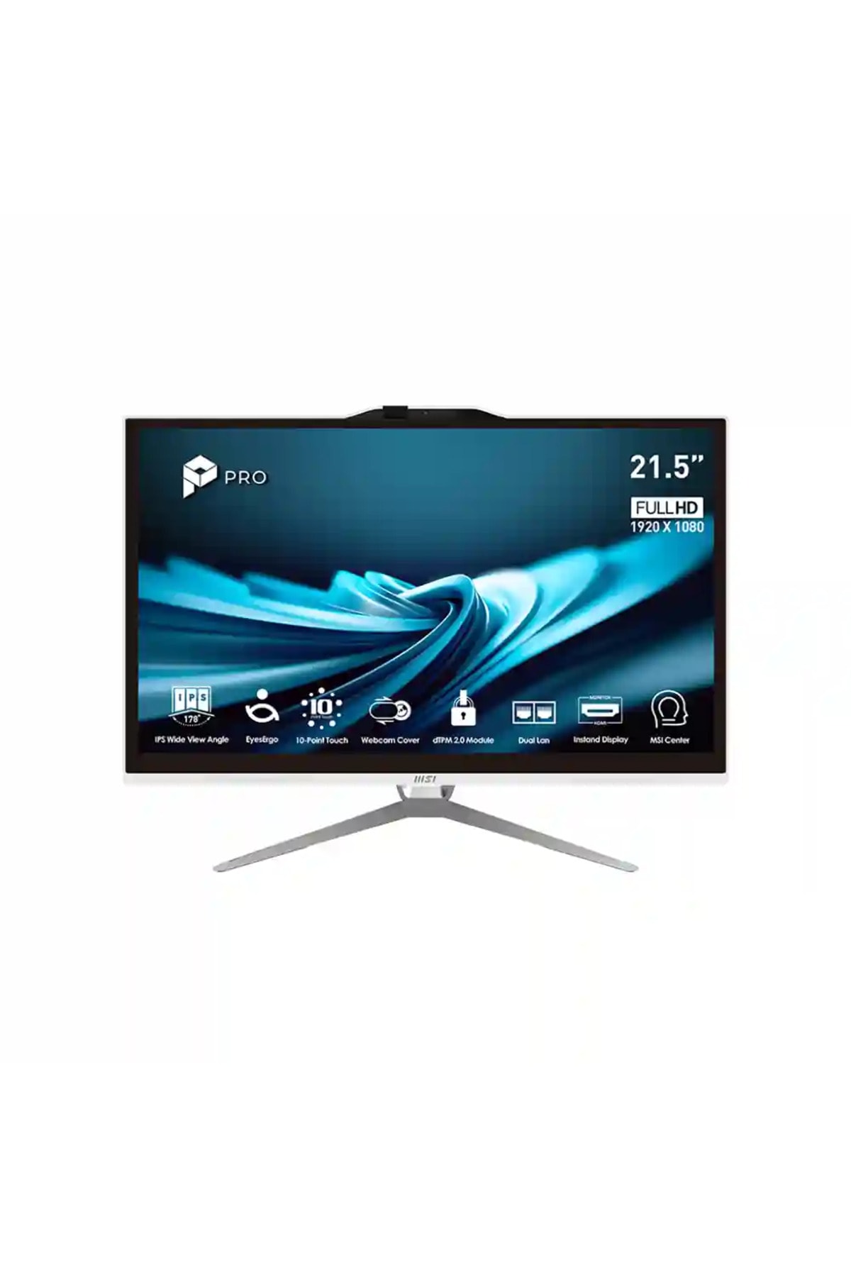 MSI PRO AP222T 14M-443XTR 21.5 FHD 16:9 (1920X1080) I5-14400 16GB DDR4 500GB SSD FDOS DOKUNMATIK BEY