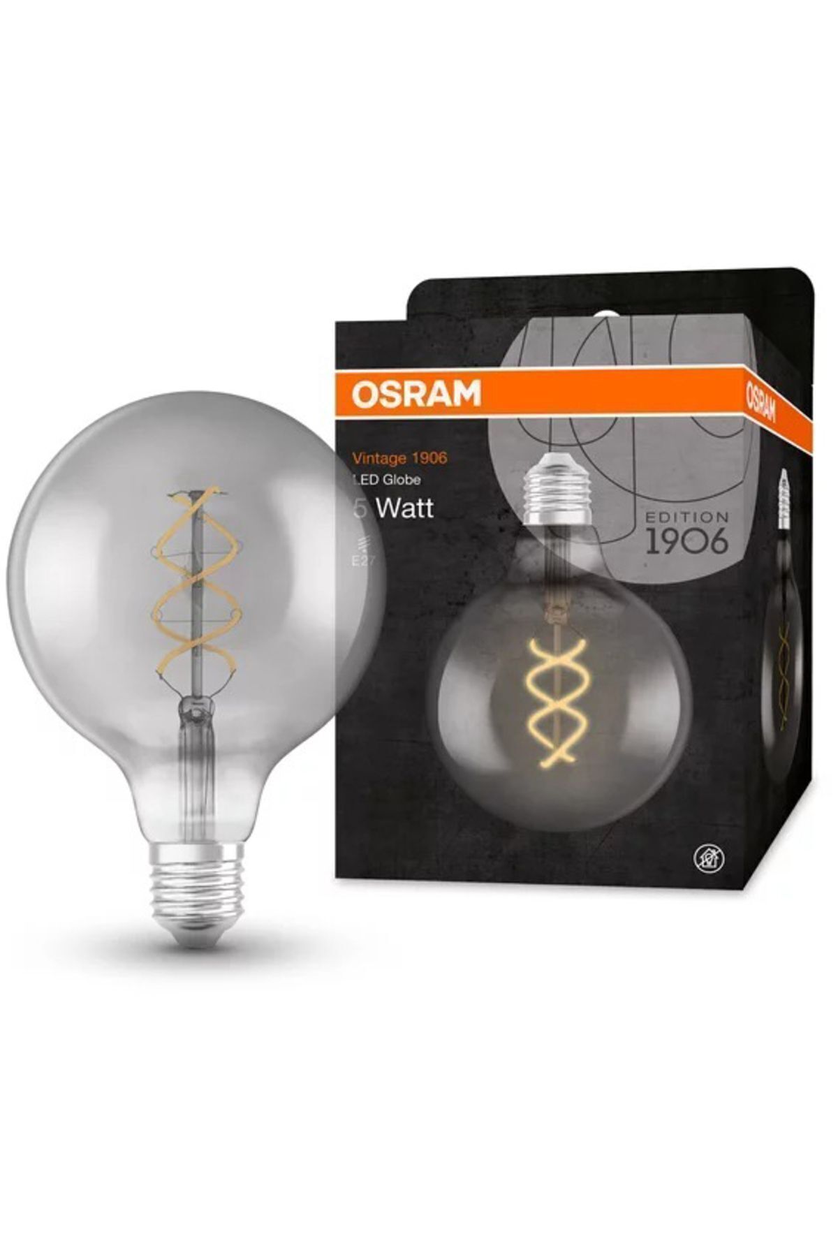Osram Led Globe 4W 1800K 140lm E27 Duy Füme Işık Ampul