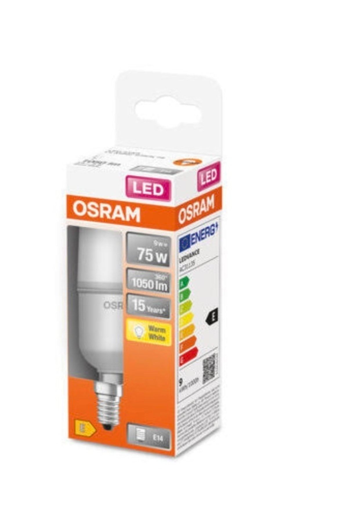 Osram Led Stick 9W 2700K 1055lm E14 Duy Sarı Işık Ampul