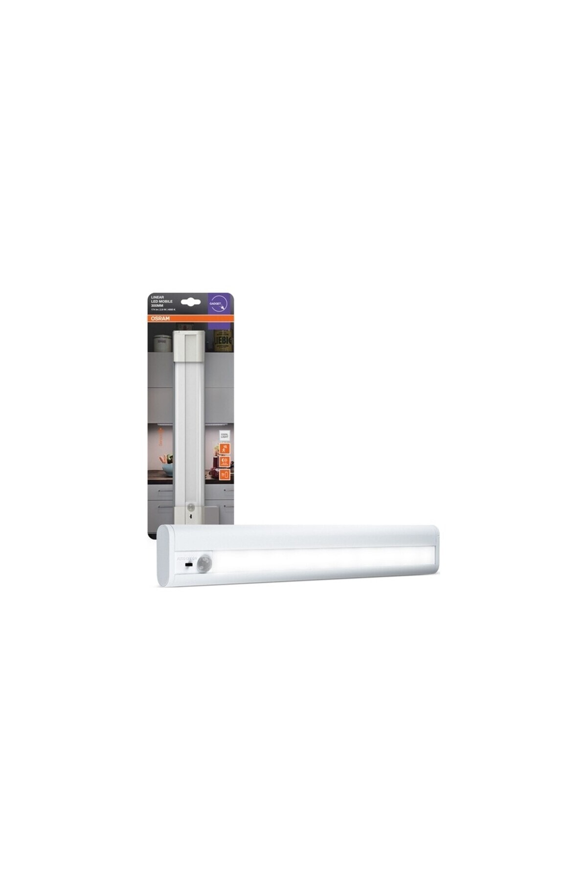 Osram Linear Led 2.9W 4000K 174lm Mobil Batarya 300 Beyaz Işık Sensörlü Aydınlatma / 4099854497360