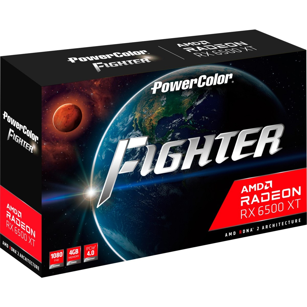 PowerColor Fighter RX6500XT OC 4GB 64Bit GDDR6 Ekran Kartı