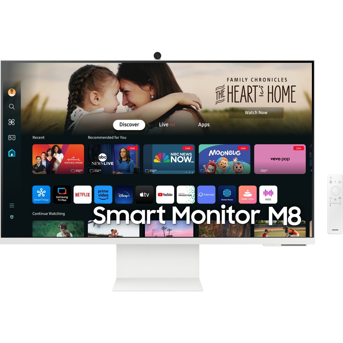 Samsung 32" M8 60Hz 4Ms UHD Pivot Smart Monitör LS32DM801UUXUF