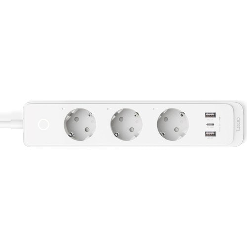 Tp-Link Tapo P300 Akıllı Wi-Fi Güç Şeridi USB-C USB-A 3'lü Priz